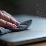 czyszczenie kurzu MacBooka w bezpieczny sposób