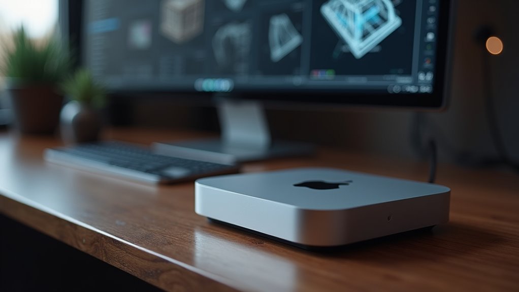compact m4 mac mini handling pro workloads
