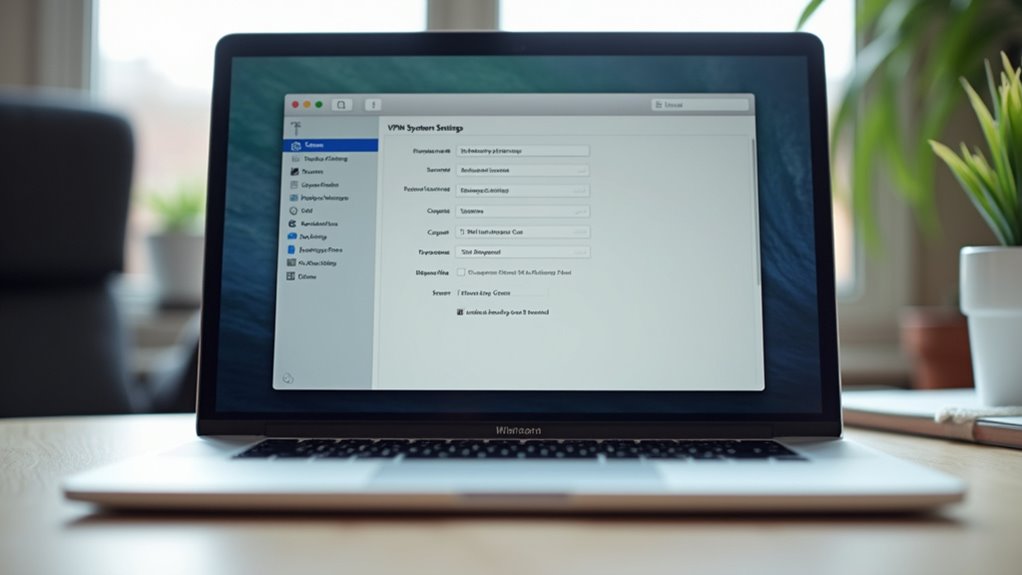 konfigurowanie natywnego VPN w macOS
