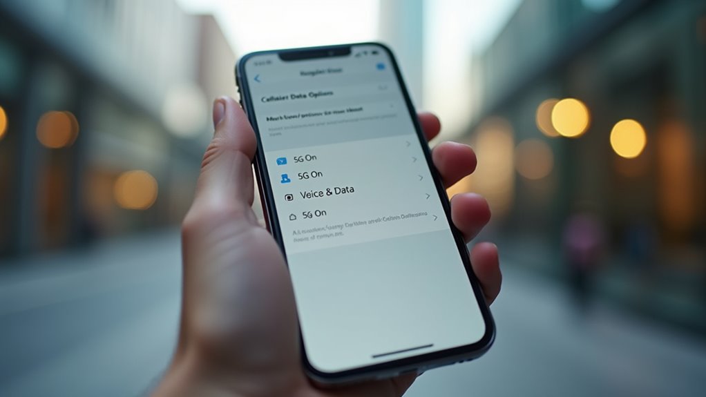 włącz 5G SA na iPhone automatycznie