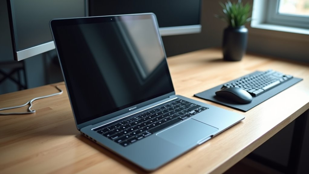 zewnętrzne ekrany uwalniają wydajność MacBooka