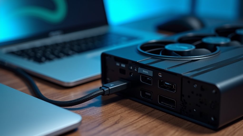 intel-based Maców obsługują eGPU przez Thunderbolt, karty AMD często