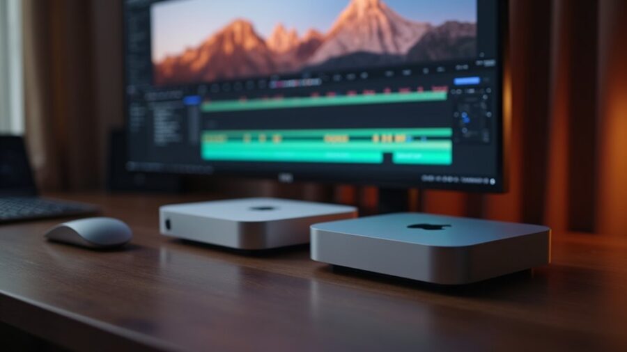 Mac Mini M4 vs Mac Studio M2 Max – Który wybrać do filmów?