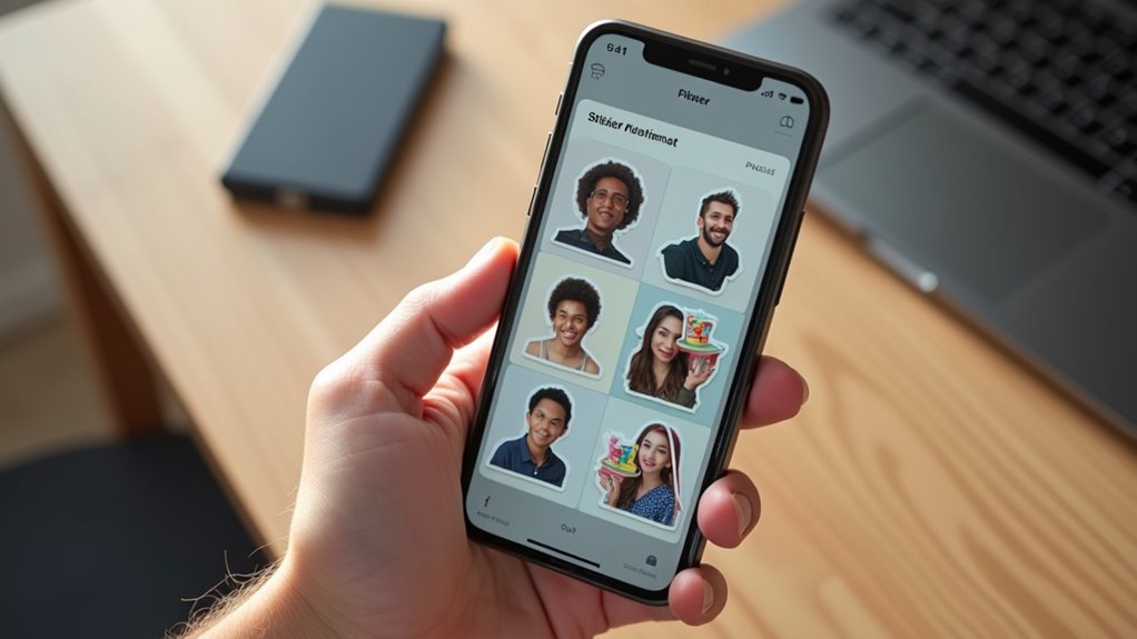 zarządzanie dynamiczną kolekcją naklejek w iMessage