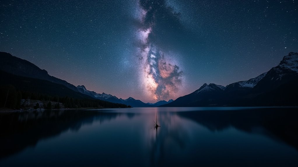 ręczna regulacja ekspozycji zachowuje naturalne niebo nocne