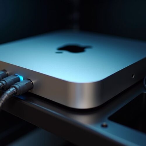 Mac Mini gotowy w szafie rackowej – Budowa domowego/data centerju