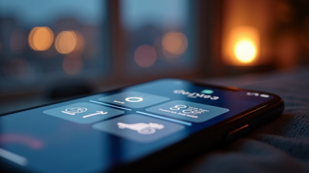 smart home lock screen automation
