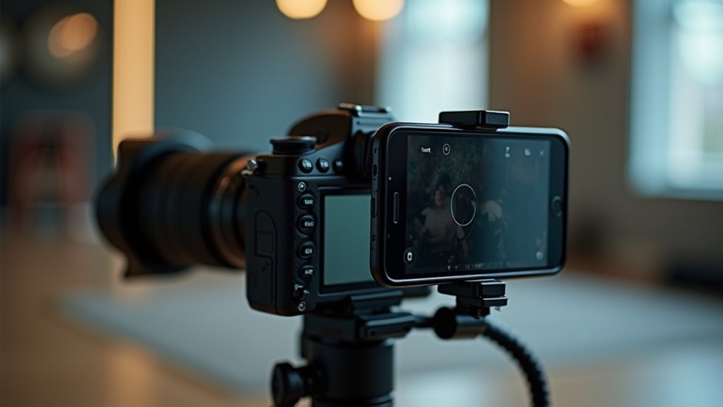 używanie iPhone’a jako monitora DSLR